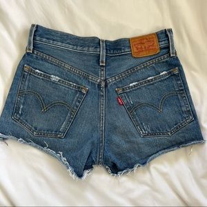 Levi’s 501 Original cutoff shorts. Size 25.
